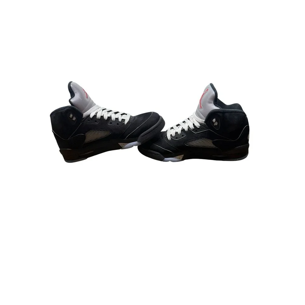 Nike Air Jordan 5 Retro OG Black Metallic Size 6.5Y (8 W) 2025 GS Reimagined